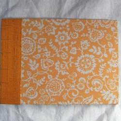 Wedding Guest Book - Liberty Print - Yellow & White - 9" x 6.5" - Ready to Ship